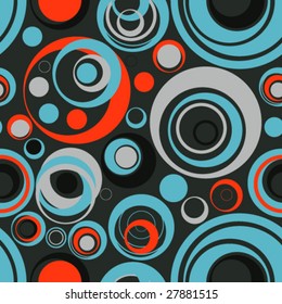 Modern colored seamless pattern in vector