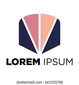 modern colored vector logo design