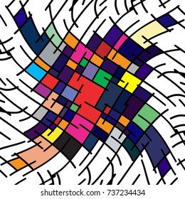 Modern colorful abstract background