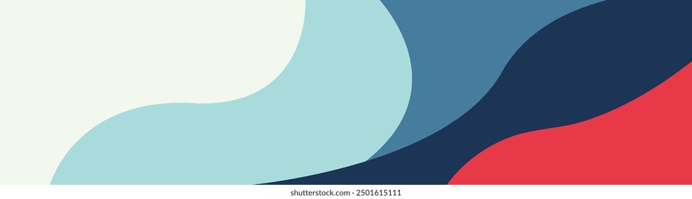 Modern colorful abstract background with dynamic wavy shapes, Minimal flowing wavy background, vector, illustration