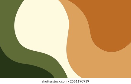 Modern colorful abstract background with dynamic wavy shapes. vektor illustration.