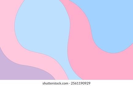 Modern colorful abstract background with dynamic wavy shapes. vektor illustration.