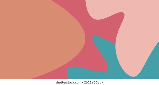 Modern colorful abstract background with dynamic wavy shapes, Minimal flowing wavy background, vector, illustration. eps 10