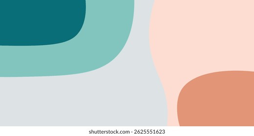 Modern colorful abstract background with dynamic wavy shapes, Minimal flowing wavy background, vector, illustration