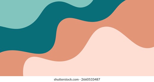 Fondo abstracto colorido moderno con Formas onduladas dinámicas, se puede utilizar para publicidad, marketing, presentación, negocios, eps10
