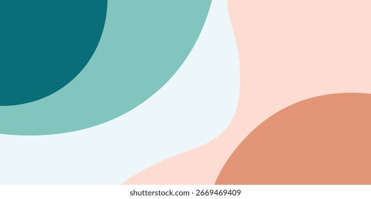 Modern colorful abstract background with dynamic wavy shapes, Minimal flowing wavy background, vector, illustration,eps 10