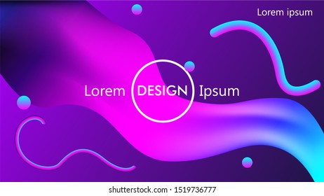 Modern colorful abstract background, with fluid shape composition, eps vector.