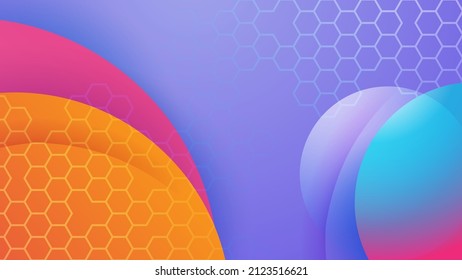 Modern colorful abstract background with geometric shapes element decoration. Vector illustration for presentation design, flier, banner, backdrop and much more