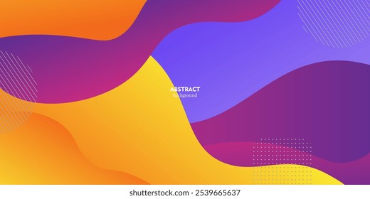 Modern colorful abstract background with geometric shapes, nice and cool design.