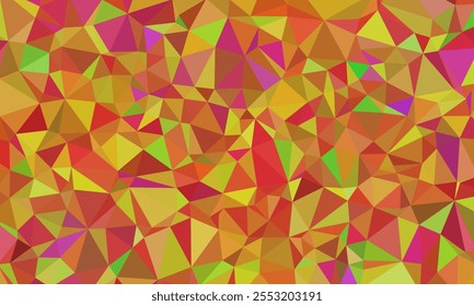 Moderno fundo abstrato colorido com polígonos. Dimensões em estilo mosaico e origami