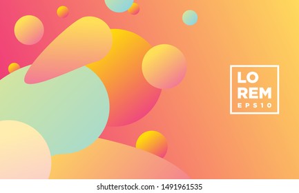 modern colorful abstract background template