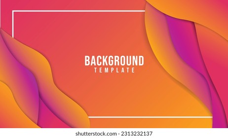 Modern colorful abstract background template illustrator