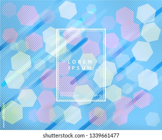 Modern colorful abstract geometric background. Geometric shapes abstract composition. Gradient vector background design. Eps10 vector.