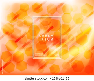 Modern colorful abstract geometric background. Geometric shapes abstract composition. Gradient vector background design. Eps10 vector.