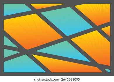 Modern colorful abstract geometric background with simple shapes. seamless pattern. design illustration