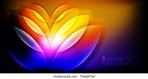 Modern colorful abstract geometry  background