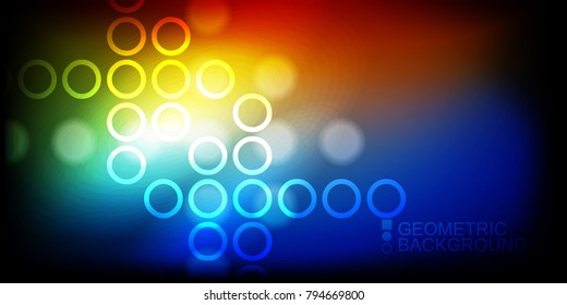 Modern colorful abstract geometry  background