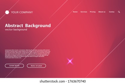modern colorful abstract landing page background. landing page template,gradient background template,abstract background,user interface background,vector illustration.