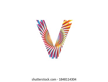 Modern and Colorful A Abstract Logo