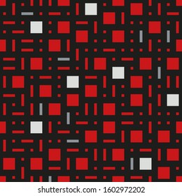 Modern colorful abstract pattern with black background