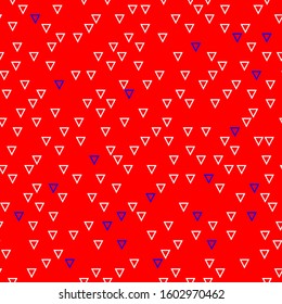 Modern colorful abstract pattern build up from red colors