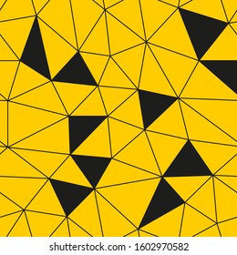 Modern colorful abstract pattern build up from yellow colors