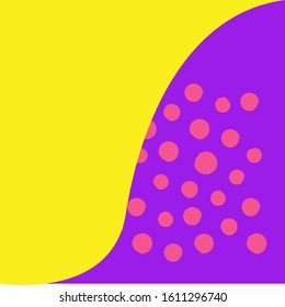 Modern colorful abstract pattern build up from pink, yellow, and purple  colors