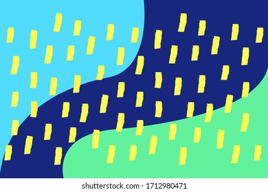 Moderne, bunte abstrakte Muster, die sich aus blauen Farben zusammensetzen