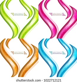 Modern colorful abstract shape geometry background collection