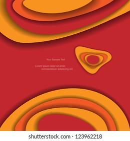 Modern colorful abstract vector banner set