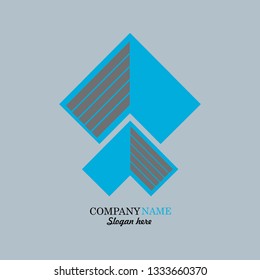 Modern colorful abstract vector logo. - Vector