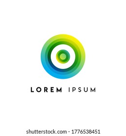 Logo vectorial abstracto colorido moderno o diseño de elementos. Lo mejor para la identidad, el negocio y los estereotipos 10