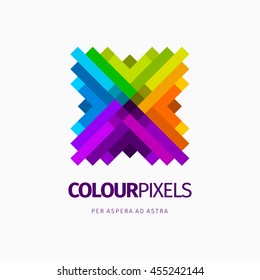 Modern colorful abstract vector logo or element design. Best for identity and logotypes.