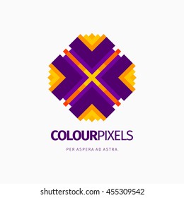 Modern colorful abstract vector logo or element design. Best for identity and logotypes.