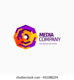 Modern colorful abstract vector logo or element design. Best for identity and logotypes.