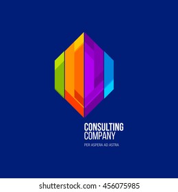 Modern colorful abstract vector logo or element design. Best for identity and logotypes.