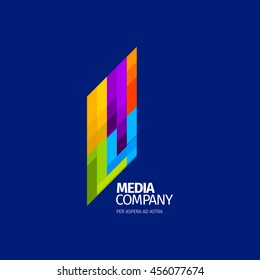 Modern colorful abstract vector logo or element design. Best for identity and logotypes.