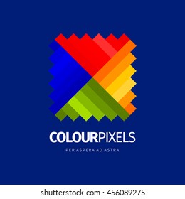Modern colorful abstract vector logo or element design. Best for identity and logotypes.
