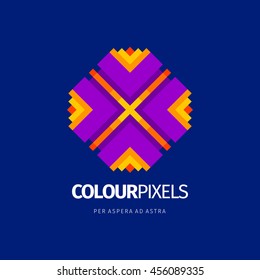 Modern colorful abstract vector logo or element design. Best for identity and logotypes.