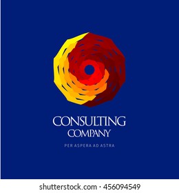 Modern colorful abstract vector logo or element design. Best for identity and logotypes.