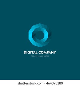 Modern colorful abstract vector logo or element design. Best for identity and logotypes.
