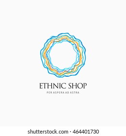 Modern colorful abstract vector logo or element design. Best for identity and logotypes.