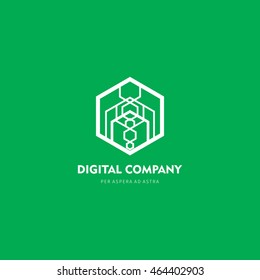 Modern colorful abstract vector logo or element design. Best for identity and logotypes.