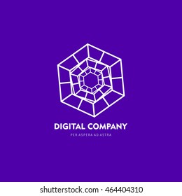 Modern colorful abstract vector logo or element design. Best for identity and logotypes.
