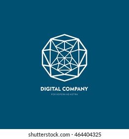 Modern colorful abstract vector logo or element design. Best for identity and logotypes.
