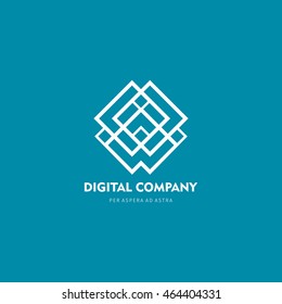 Modern colorful abstract vector logo or element design. Best for identity and logotypes.
