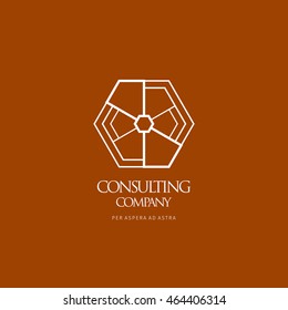 Modern colorful abstract vector logo or element design. Best for identity and logotypes.