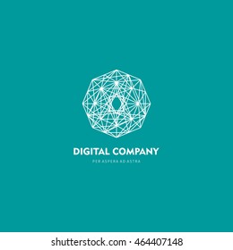 Modern colorful abstract vector logo or element design. Best for identity and logotypes.