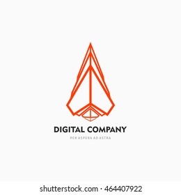 Modern colorful abstract vector logo or element design. Best for identity and logotypes.
