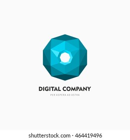 Modern colorful abstract vector logo or element design. Best for identity and logotypes.
